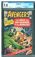 AVENGERS #3  CGC 7.0 FN/VF  NICE OFF WHITE TO WHITE PAGES  GREAT EYE APPEAL picture