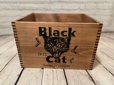 Vintage Black Cat Fireworks Shipping Crate Replica - Man-cave, Decor, Storage picture