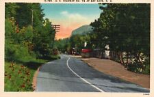 Postcard NC Bat Cave North Carolina Highway 74 Unposted Linen Vintage PC H1013 picture