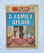 Royal Family Wedding Prince Andrew Marriage July 24, 1986, Toronto Sun Newspaper picture