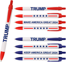 50Pcs Black Ink Trump Ballpoint Pens Gifts for Trump's Fans Men Women Supporter picture