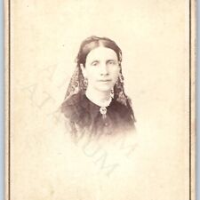 c1870s Moscow, Russia Lovely Woman CDV Photo Cute Lady Aleksandrovsky H36 picture