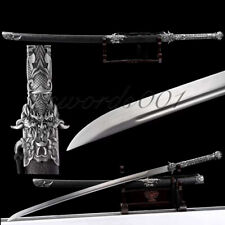 53 In Miao Dao Broadsword Chinese Saber Carbon Steel Kung Fu Martial Art Sword picture