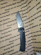 Black hunt benchmade knife(custom handles) picture