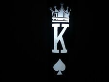 Lighted King of spades ink pen picture