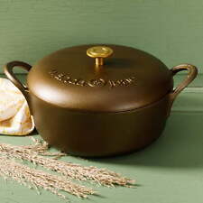 Home Bronzed Pre-Seasoned Cast Iron 5-Quart Dutch Oven with Lid picture