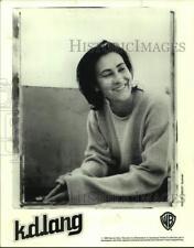 1995 Press Photo Singer K. D. Lang - sap05632 picture
