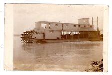 RPPC Sternwheeler ferry boat on Missouri River, postmarked SENESCHAL, N.D., 1912 picture