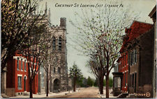 Lebanon PA Pennsylvania - Chestnut Street Looking East - Postcard -  circa 1910 picture