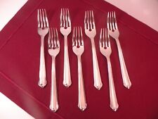 Set Of 7 Mikasa CLASSICO SATIN Stainless Steel Salad Forks Gerald Patrick 6 3/8