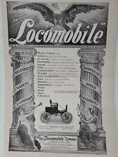 1899 Locomobile Company Automobile Print Advertisement Broadway Eagle Leslie's picture