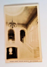 Cambridge MA-Massachusetts Widener Library Harvard Staircase Vintage Postcard picture