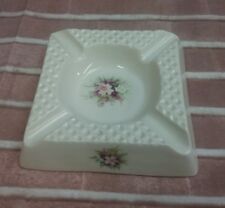 Vintage Rare Irish Parian Floral Ashtray 8092 Donegal China picture