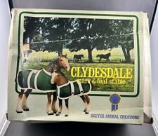 Breyer Animal Creations CLYDESDALE mare & foal stable #8384 picture