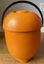 Vintage Mid-century Modern SULO Orange Plastic Cooler Luigi Colani Art # 41412 picture