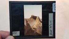 Colored Glass Magic Lantern Slide GYA CHINA CHINESE GREAT WALL ALONG THE BOARDER picture