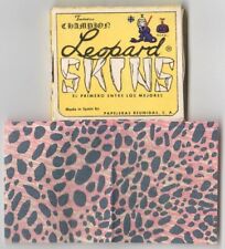 Vtg. LEOPARD SKINS~ Cigarette Rolling Papers Lot RARE Look (2 packs)*50 papers picture