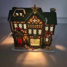 Lemax Caddington Village Tudor Style House Lighted Building Christmas READ picture