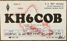 QSL Card - Waipahu, Hawaii - 1969 - KH6COB picture