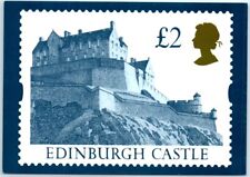 Postcard - Edinburgh Castle Stamp - Edinburgh, Scotland picture
