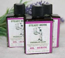 Steady Work Magickal Oil (1) 4DRMs, Success, Business Santeria, Hoodoo, Voodoo,  picture