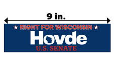 Eric Hovde Senate 2024 Bumper Sticker Wisconsin Political Trump MAGA Republican picture