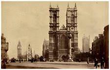 England, London, Westminster Abbey Vintage Print, Albumin Print 18.5x29  picture