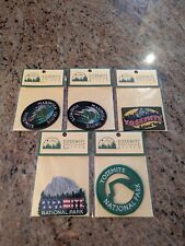 Nice Lot Of (5) Brand New Vintage Yosemite National Park Patches Iron On picture