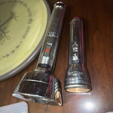 Ray-O-Vac &EveReady Captain  flashlight vintage Working Both picture