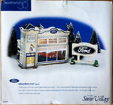 Dept 56 54941 Snow Village Uptown Ford Motors Show Room picture
