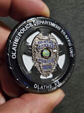 Olathe, Kansas Police Traffic Unit Challenge Coin  picture