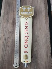 Chimay Cinq Cents Tall Tap Handle Belgian Beer RARE Trippel Grande Man Cave picture