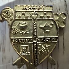 Vintage Faciteal Scientia Auctus Award Pin Back picture