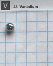 1.5 gram solid Vanadium metal pellet 99.95% pure element 23 sample picture