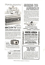 1959 Print Ad Sony World's Slimmest  powerful pocket-portable 8-transistor radio picture