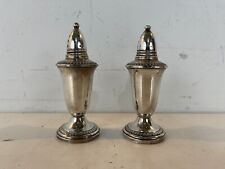 Vintage Crown Sterling Weighted Silver Salt & Pepper Shakers picture