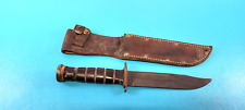 WWII U.S. Navy PAL USN Red Spacer 37 Fighting Knife Mark 2 + Scabbard picture