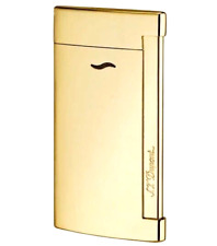S.T. Dupont Slim 7 High Polished Gold Tone Lighter, 027816 (27816) New In Box picture