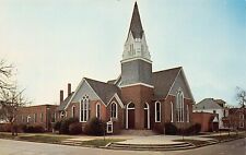 Cape Charles VA Virginia Trinity United Methodist Church Vtg Postcard B35 picture