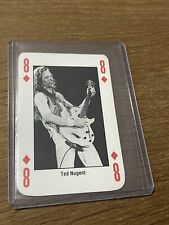 1993 Kerrang Music Card King Metal Playing Cards Ted Nugent VERY RARE picture