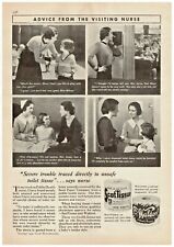 1932 Scott Tissue Toilet Paper Vintage Print Ad Advice From The Visiting Nurse  picture