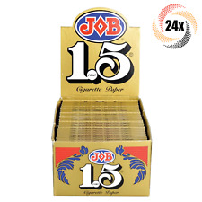 Full Box 24x Packs Job Gold 1.5 | 24 Papers Per Pack | + 2 Free Rolling Tubes picture