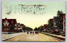 Rugby Road Flatbush Brooklyn New York NY Old Houses 1908 Postcard picture