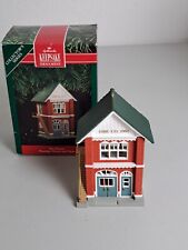 Vintage Hallmark Keepsake 1991 Fire Station- Nostalgic Houses Eighth In Series picture