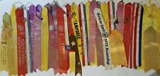 Lot of 37 Vintage Boy Scouts of America Ft Worth TX Troop 143 Ribbons 1972-86 picture