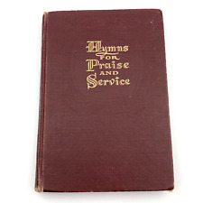 Vintage 1956 Hymns for Praise and Service Hardcover Christian Hymnal Prayer Book picture