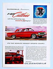 1961 Oldsmobile Cutlass F 85 Vintage Original Print Ad-8.5 x 11