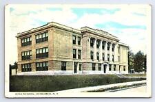 Postcard High School Herkimer New York c.1920 picture