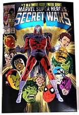 MARVEL SUPER HEROES SECRET WARS #2 FACSIMILE FOIL VARIANT NM SPIDER-MAN X-MEN picture