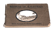 Missions of California Historic Monuments of Early Civilization Post cards CPA2 picture